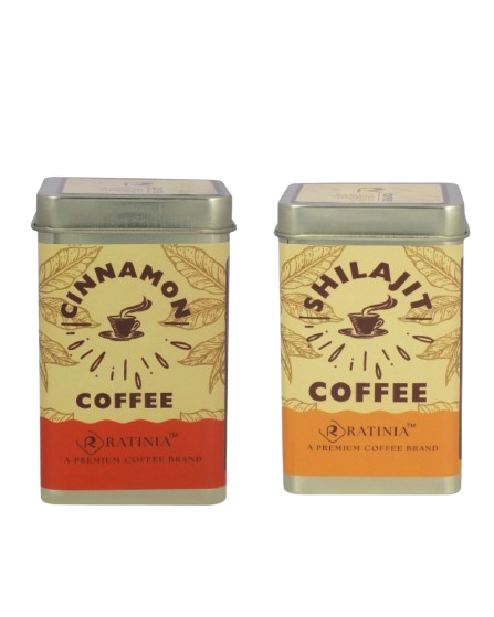 cinnamon & shilajit coffee combo pack (2 in 1 wellness blend)